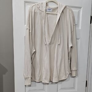 Old Navy Tunic Hoodie - Cream - Size 2x